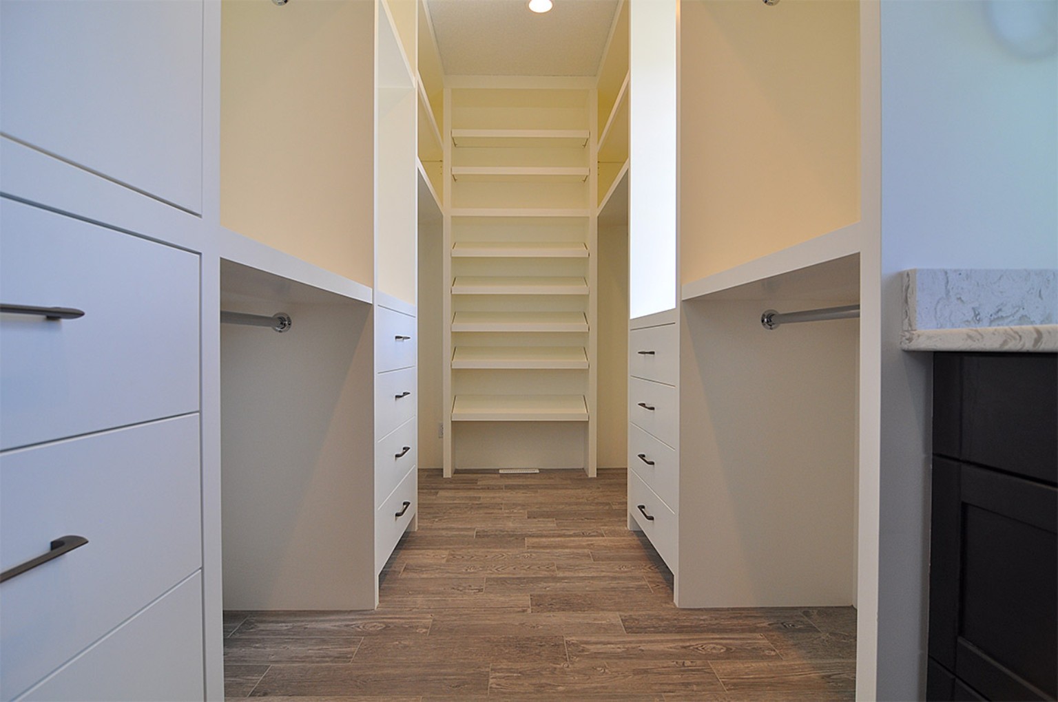Finished closet